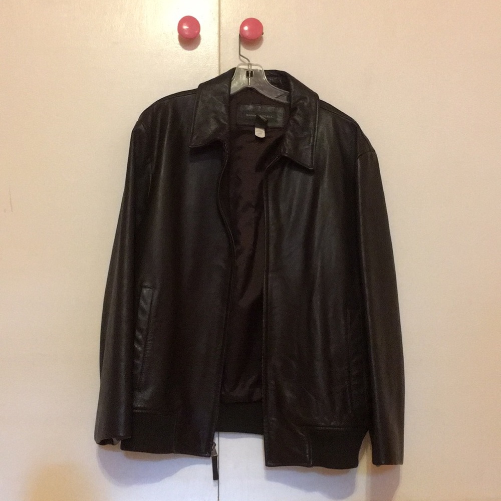 Vintage Men’s Banana Republic Leather jacket